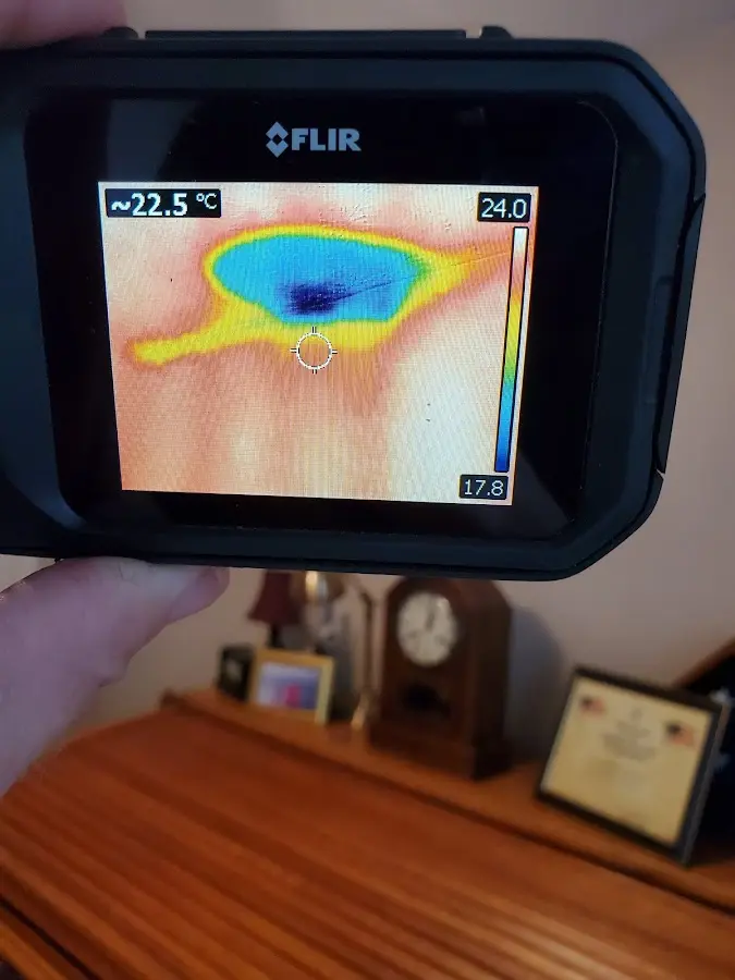 Thermal imaging inspection for water damage in Monticello